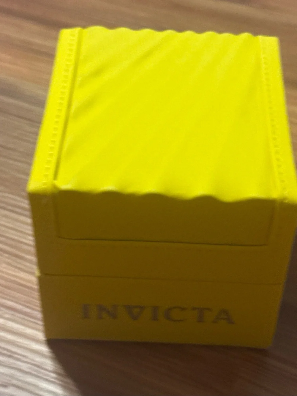 Invicta Silver and Gold Dial Stainless Steel Watch with Blue-Green Links